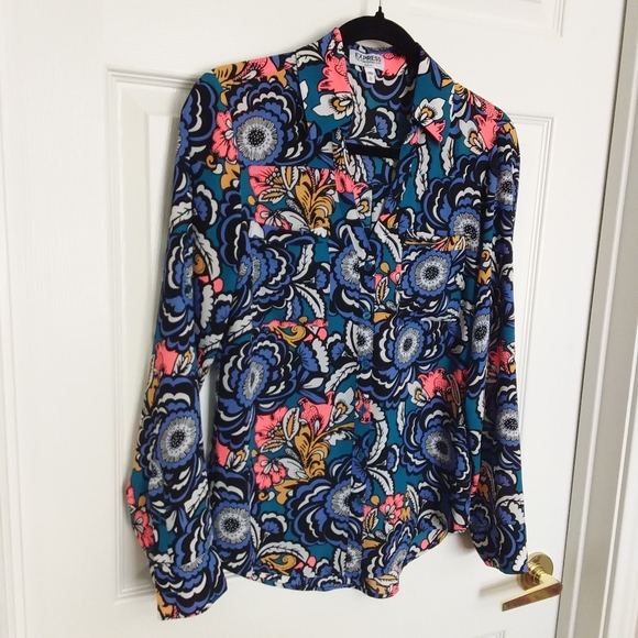 Express Ladies Long-sleeved Blouse - Picture 6 of 7